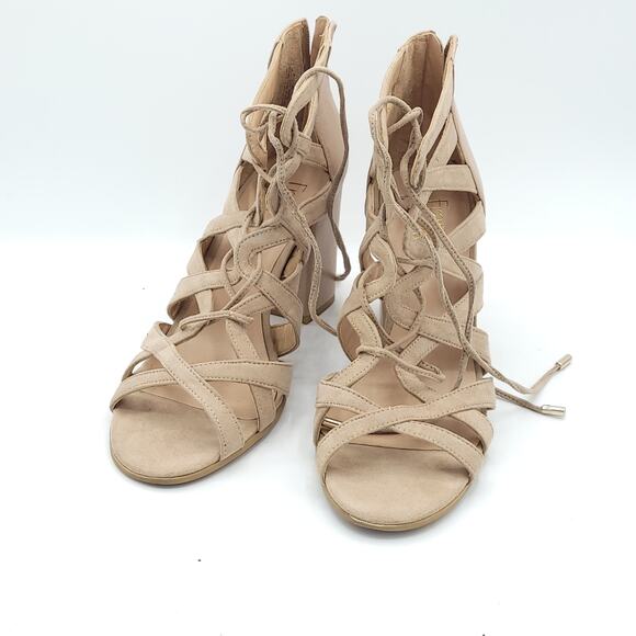 Franco Sarto Women's Meena Heeled Sandals biege size 8 - Picture 7 of 10